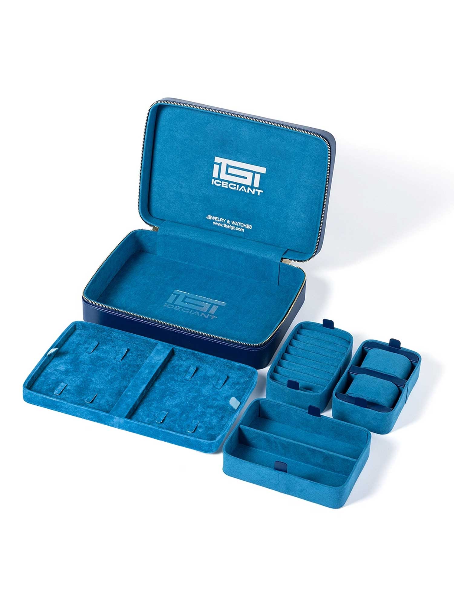Custom Leather Jewelry Box | Premium Travel Vault | ICEGIANT