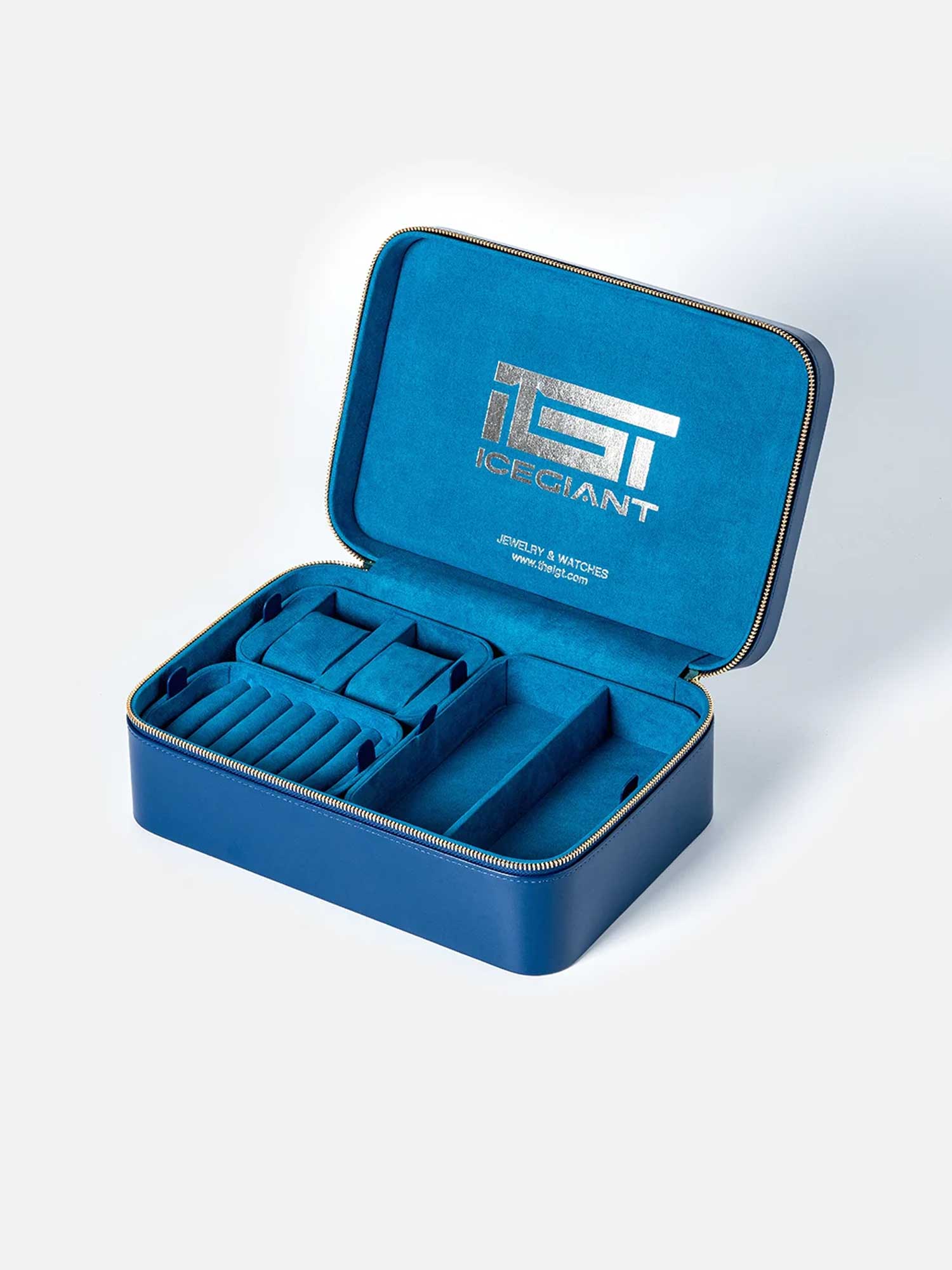 Custom Leather Jewelry Box | Premium Travel Vault | ICEGIANT