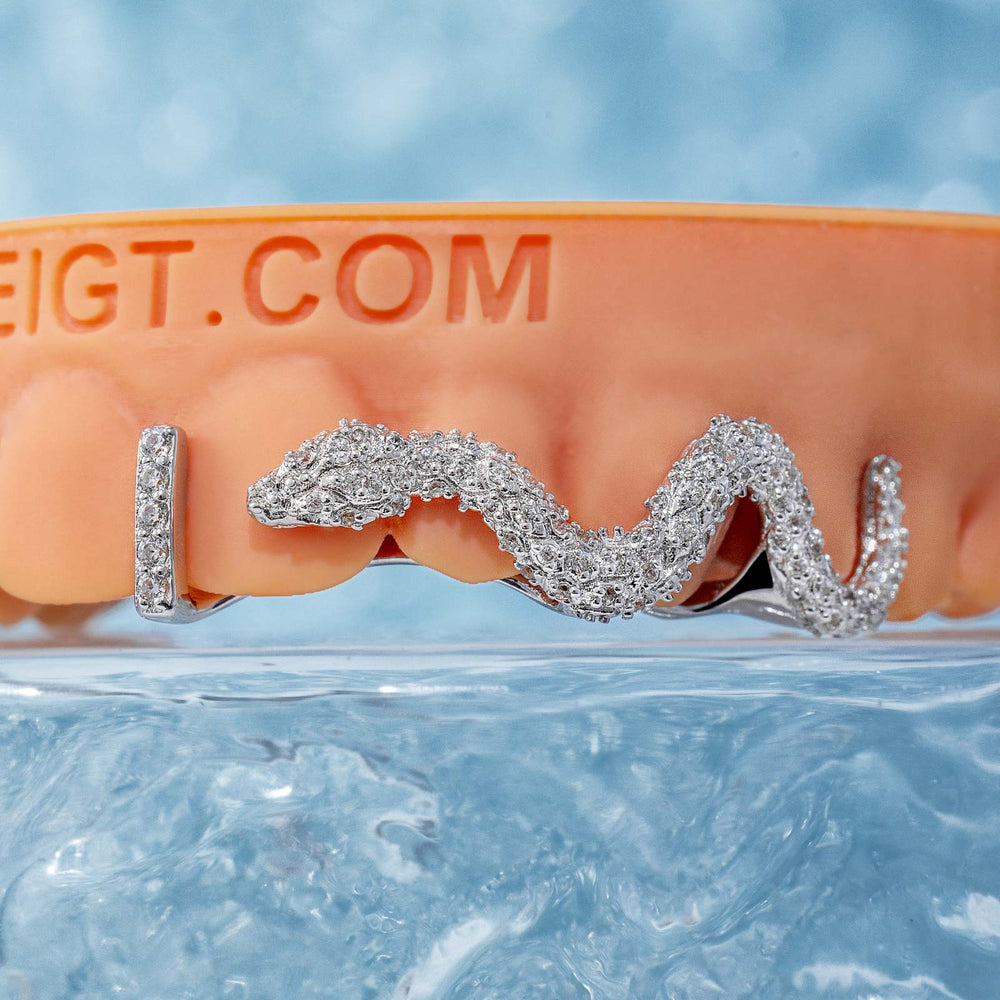 Custom Moissanite Snake Grillz