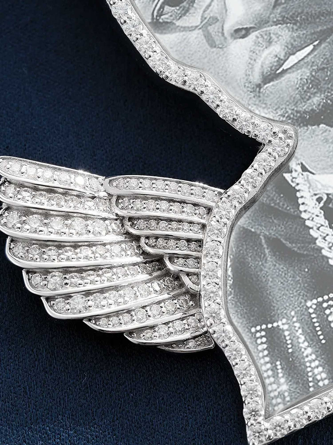 Custom Picture Pendant with Flying Dove