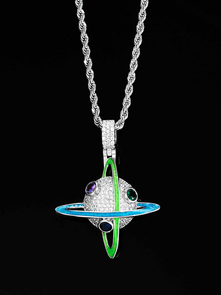 Cyberpunk Fluorescent Megacore Pendant