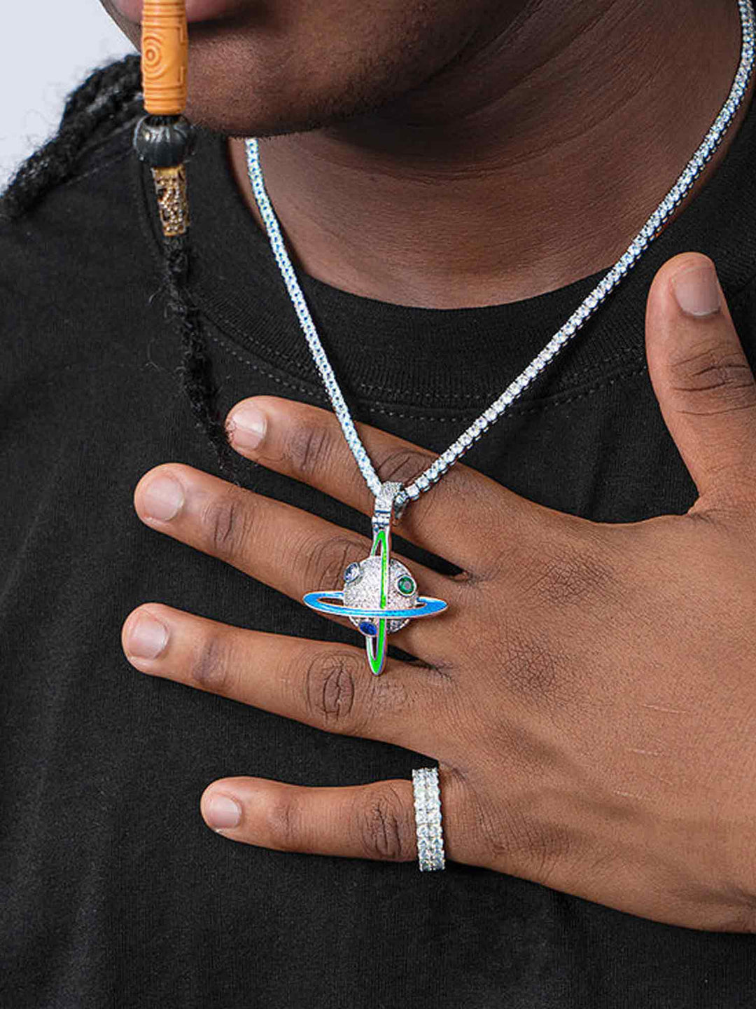 Cyberpunk Fluorescent Megacore Pendant