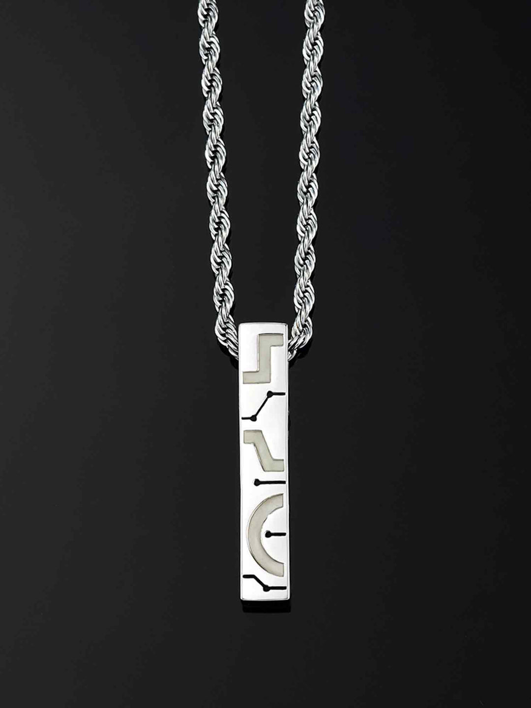 Cyberpunk Fluorescent Key Pendant