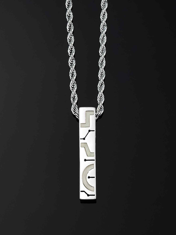 Cyberpunk Fluorescent Key Pendant