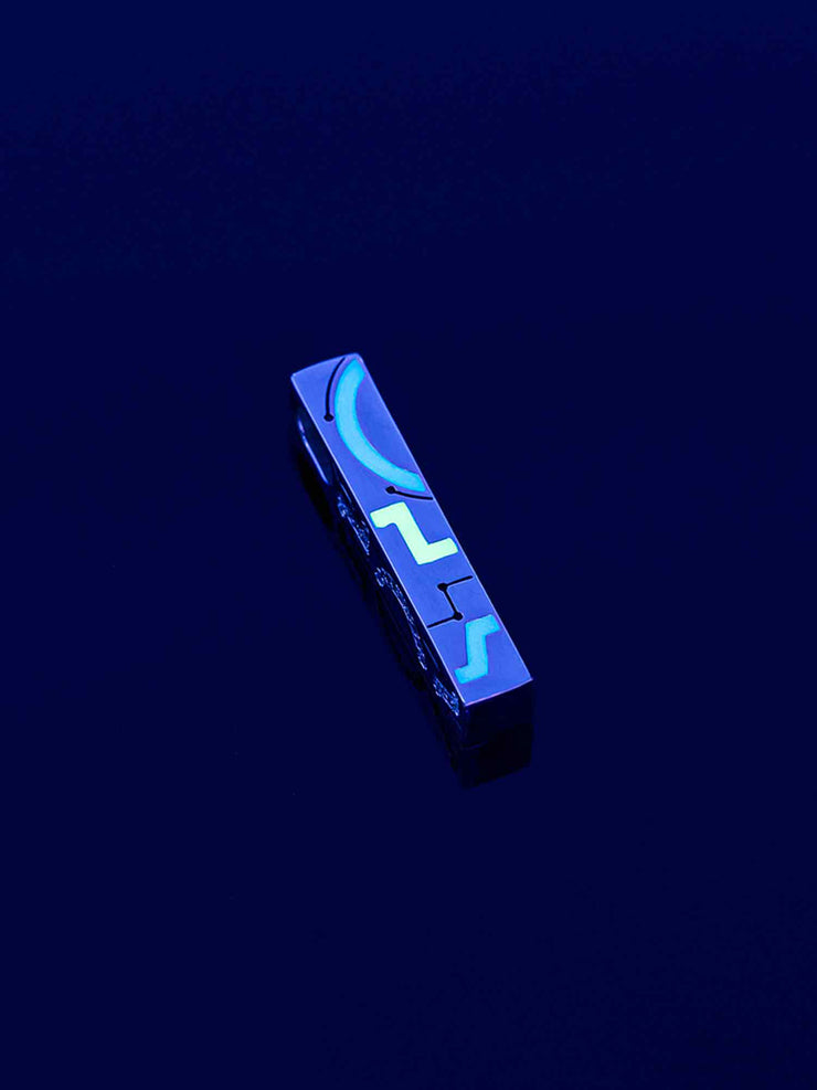 Cyberpunk Fluorescent Key Pendant