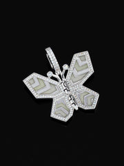 Cyberpunk Fluorescent Butterfly Pendant