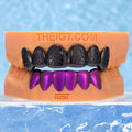 Death Row Skull & Purple Titanium Grillz