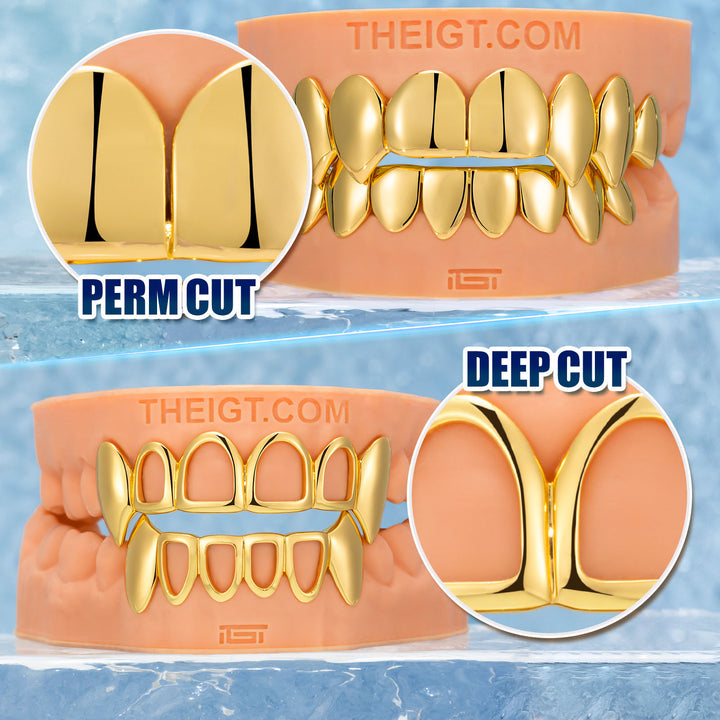 "Glow-in-the-Dark" Green Enamel Grillz
