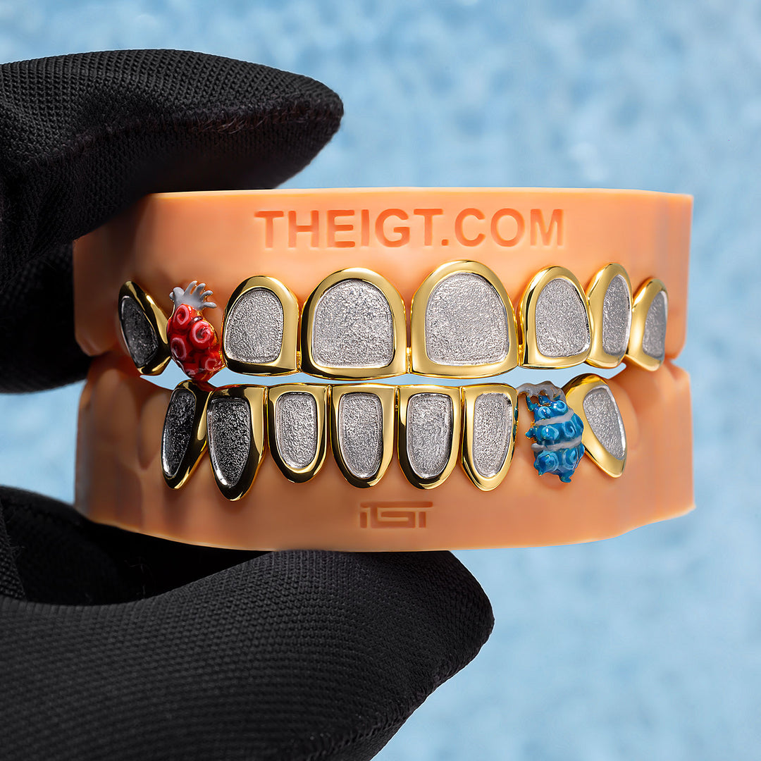 Devil Fruit Enamel Sandblast Dust Grillz