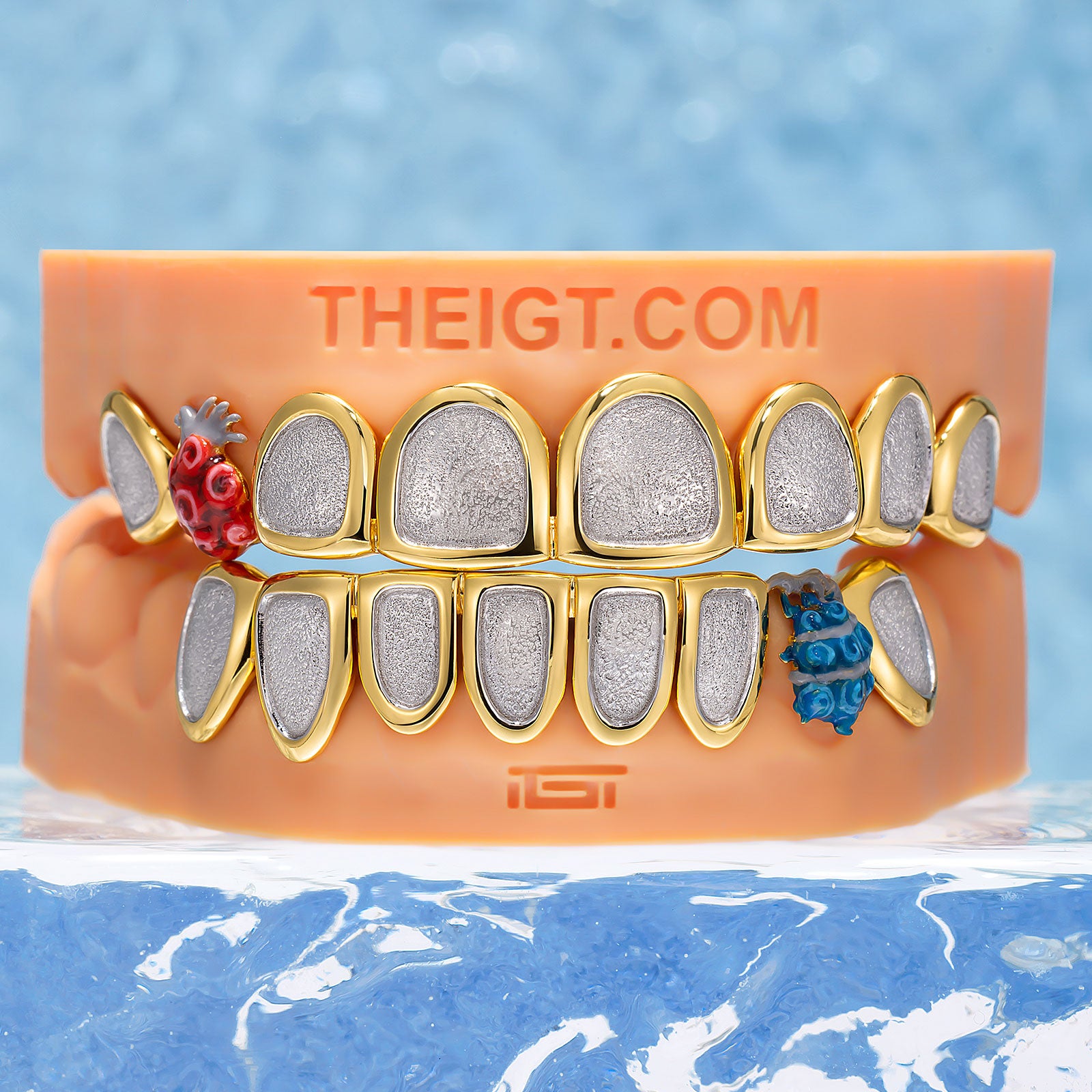 Devil Fruit Enamel Sandblast Dust Grillz