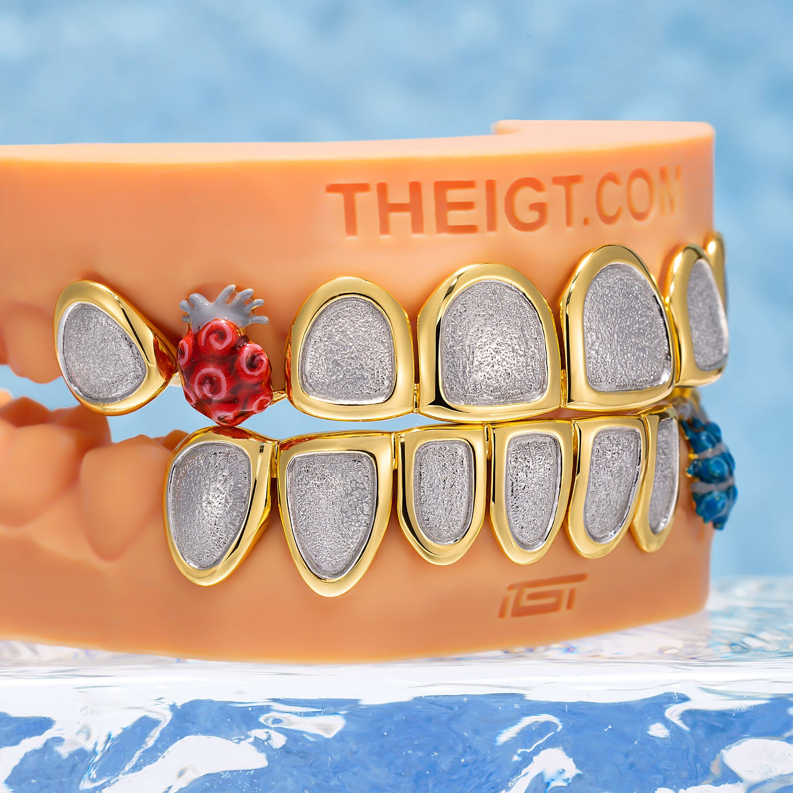 Devil Fruit Enamel Sandblast Dust Grillz