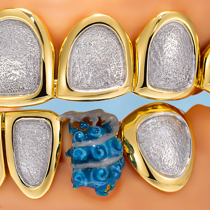 Devil Fruit Enamel Sandblast Dust Grillz
