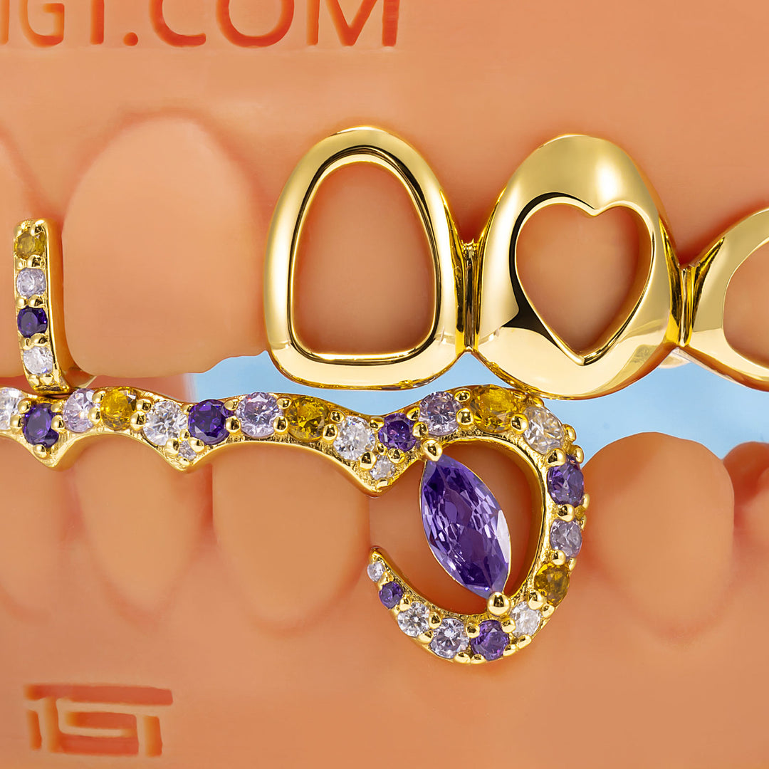 Diamond Bar W Maruqise Cut on Fang