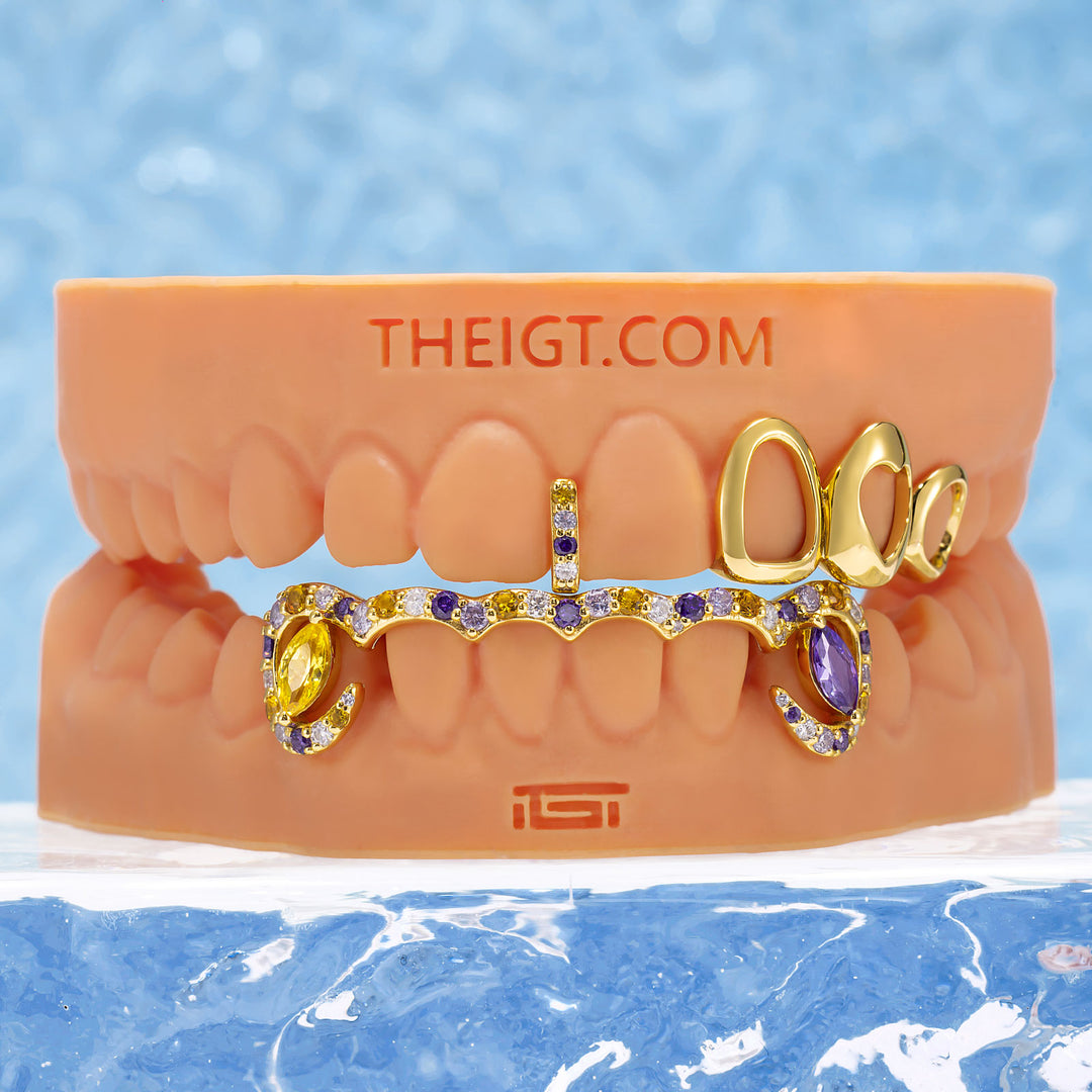 Diamond Bar W Maruqise Cut on Fang