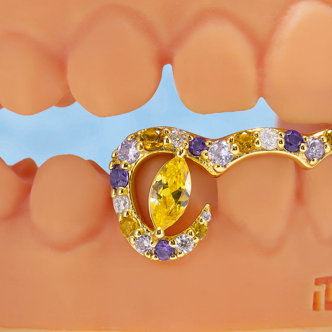 Diamond Bar W Maruqise Cut on Fang