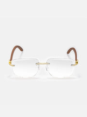 Diamond Cut Moissanite Sunglasses In Yellow Gold