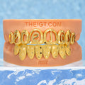 Diamond Dust Open Face Script Letter Grillz