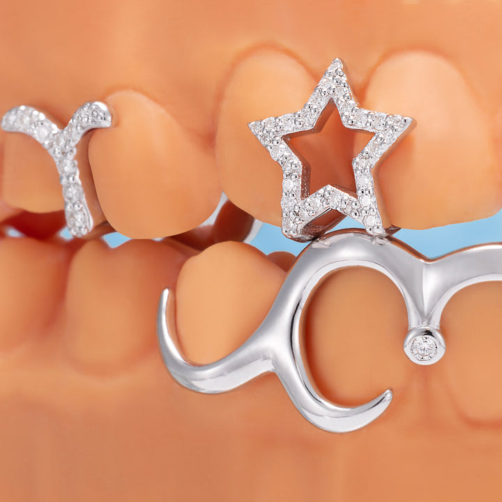 Diamond Star& Wave Style Grillz