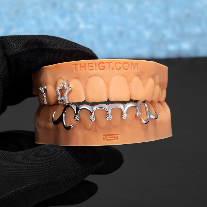 Diamond Star& Wave Style Grillz