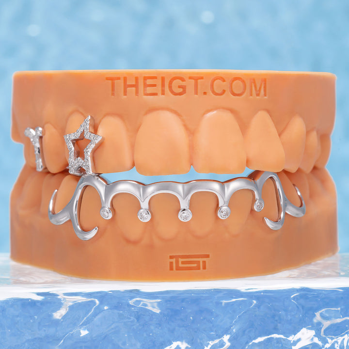 Diamond Star& Wave Style Grillz