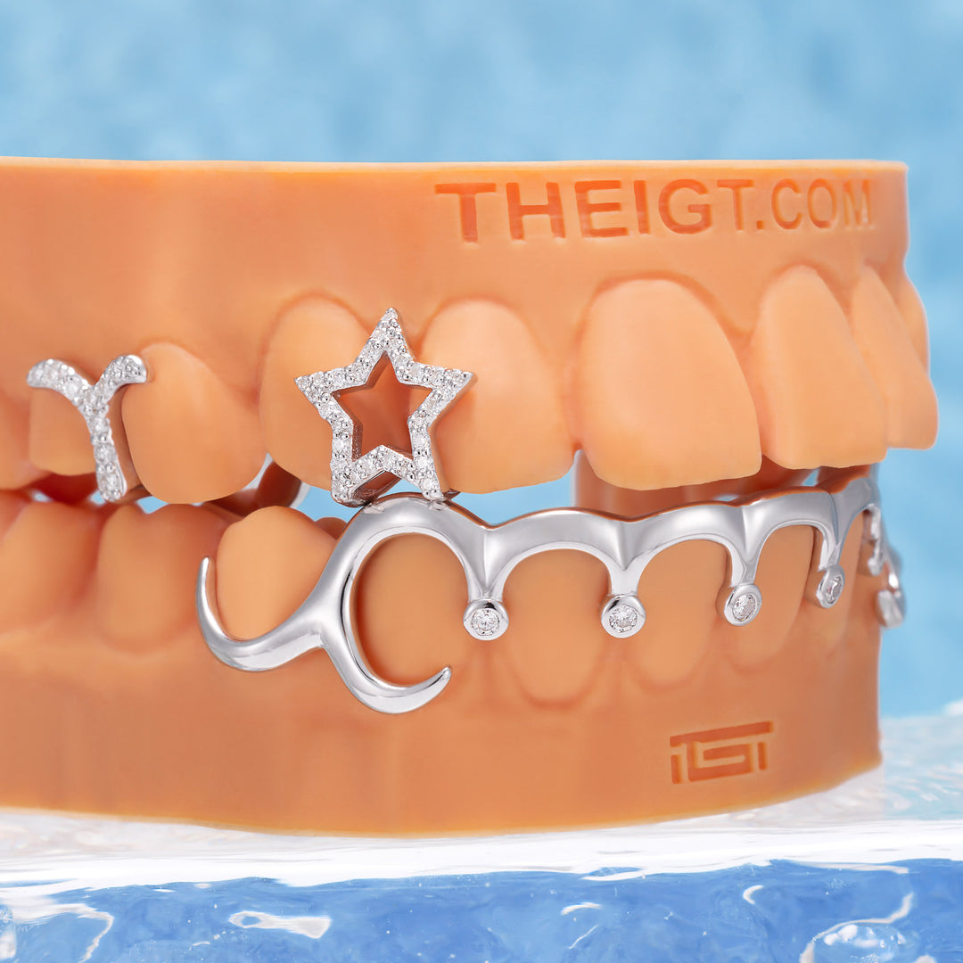 Diamond Star& Wave Style Grillz