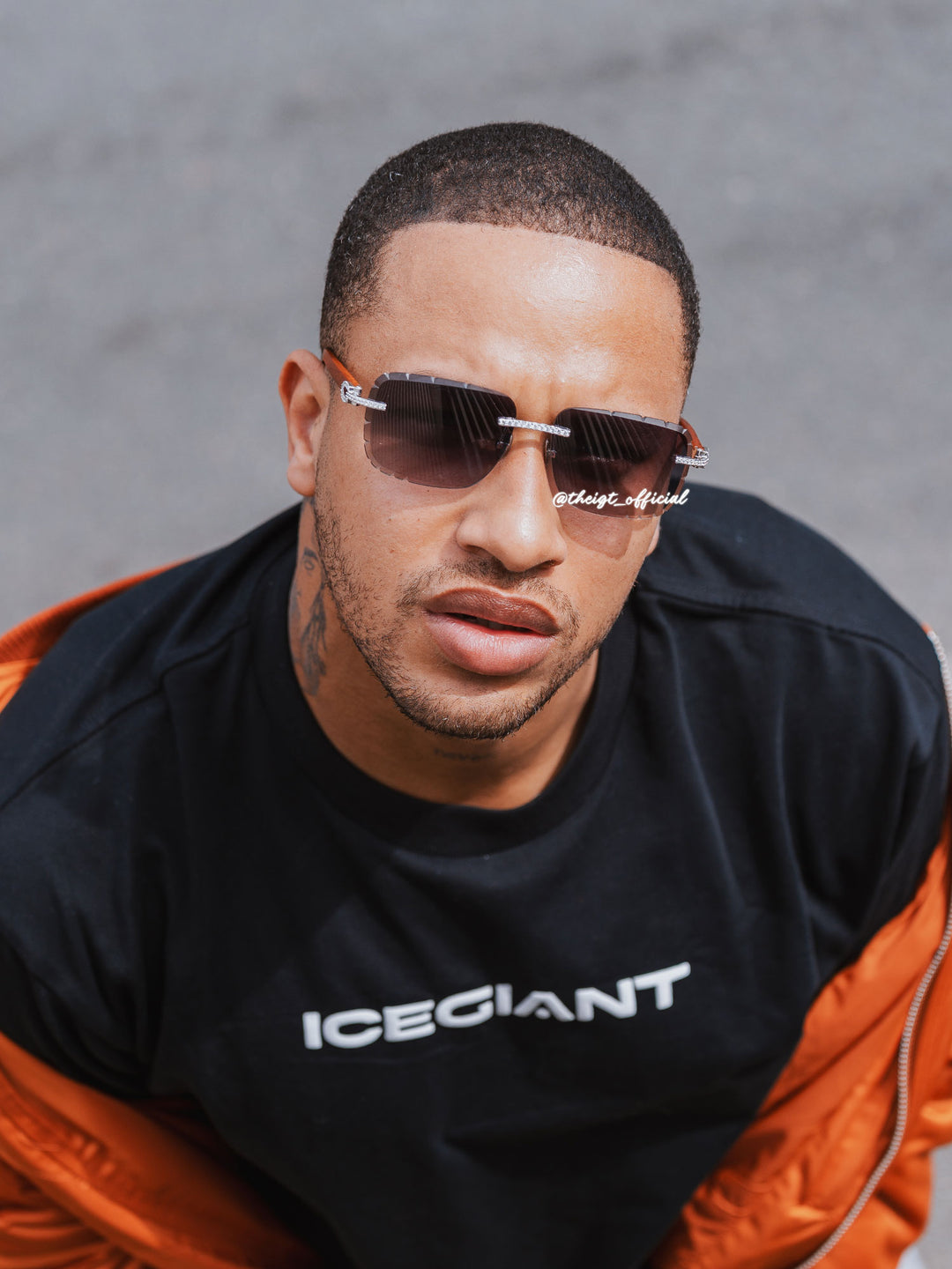 Diamond Cut Moissanite Sunglasses In White Gold