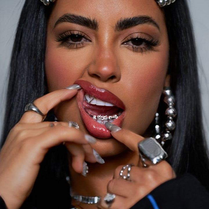 Diamond Heart & Wave Style Grillz