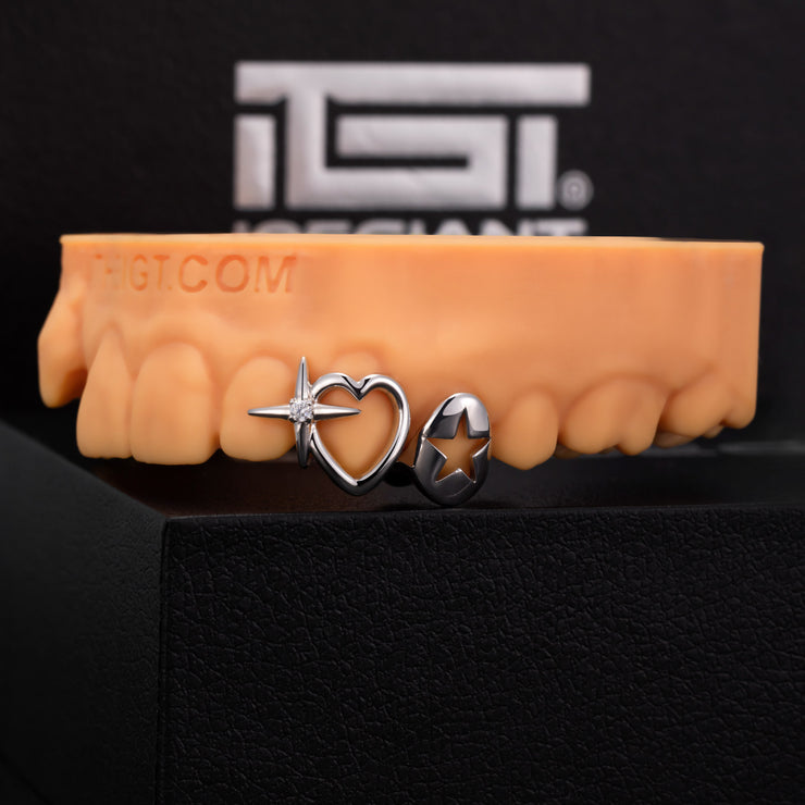 Double Cap With Star Grillz