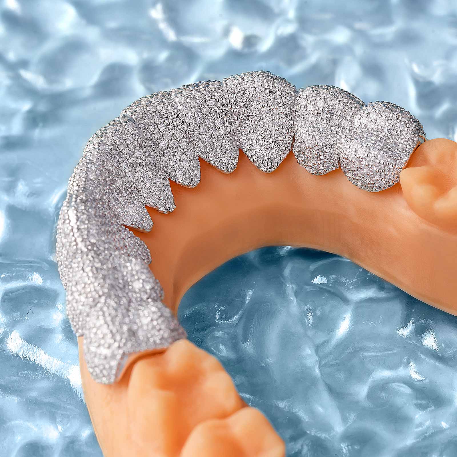 Double-Ice Honeycomb Grillz
