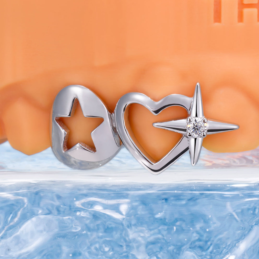 Double Cap With Star Grillz