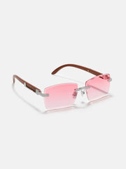 Double Row Moissanite Rimless Sunglasses