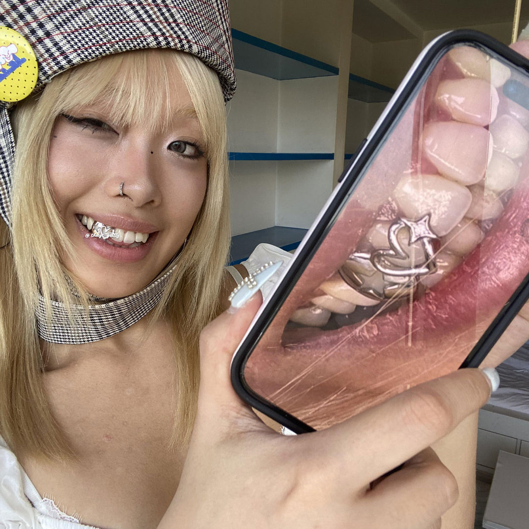 Double Cap With Star Grillz