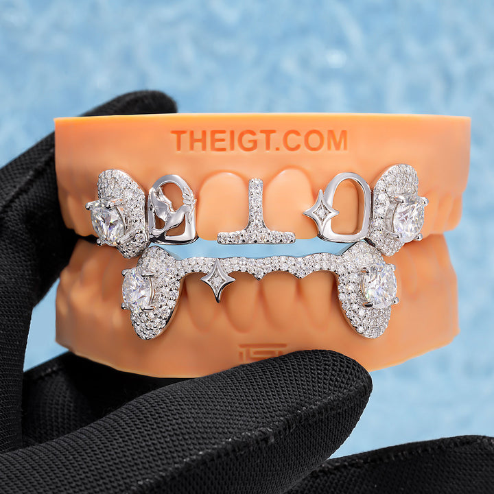 Dove Star T-Bar Big Pointer Drip Grillz