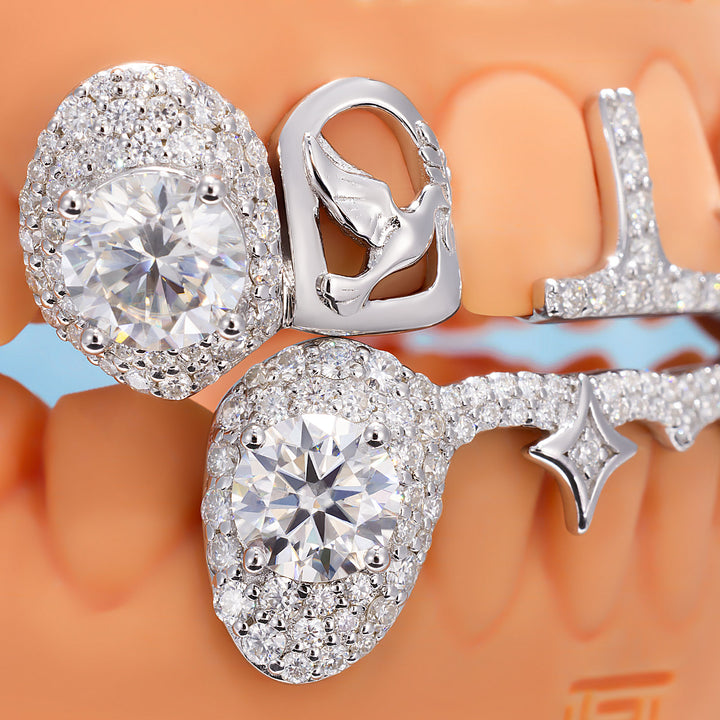Dove Star T-Bar Big Pointer Drip Grillz