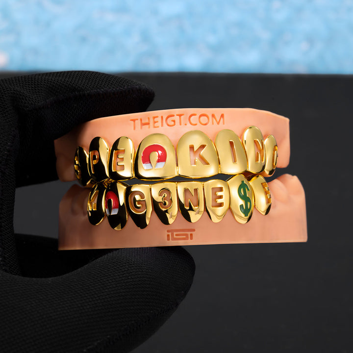 Drip Magnet Letter Grillz