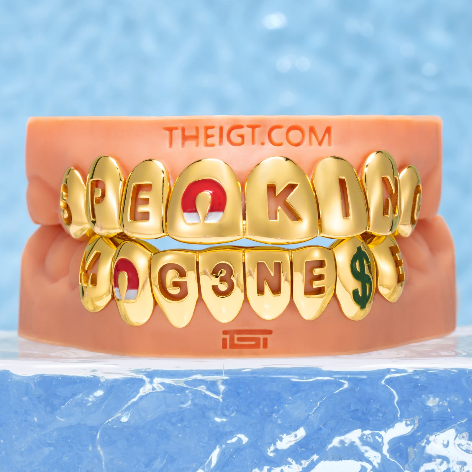 Drip Magnet Letter Grillz