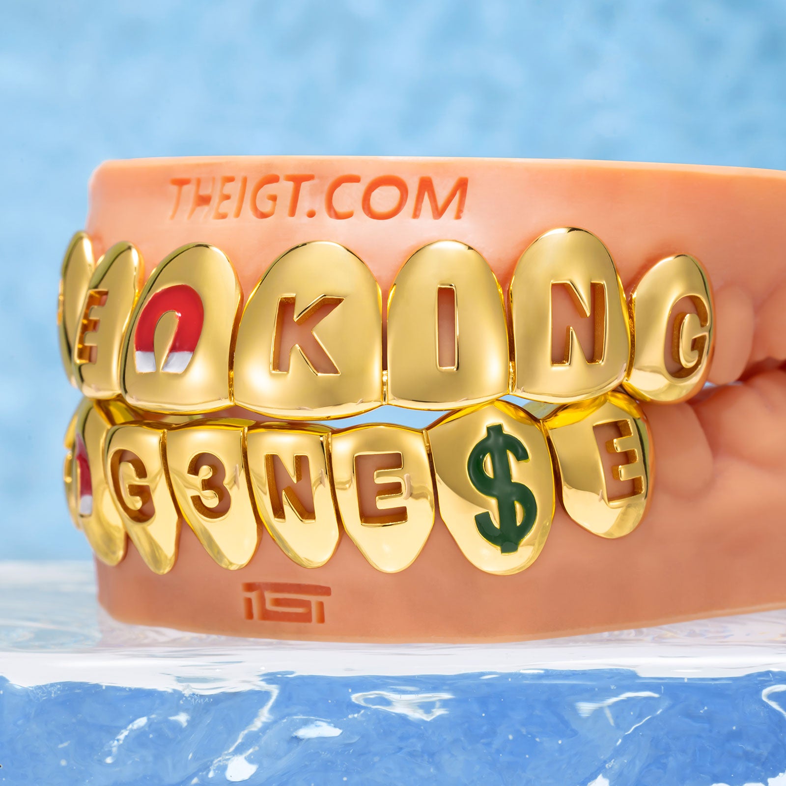 Drip Magnet Letter Grillz