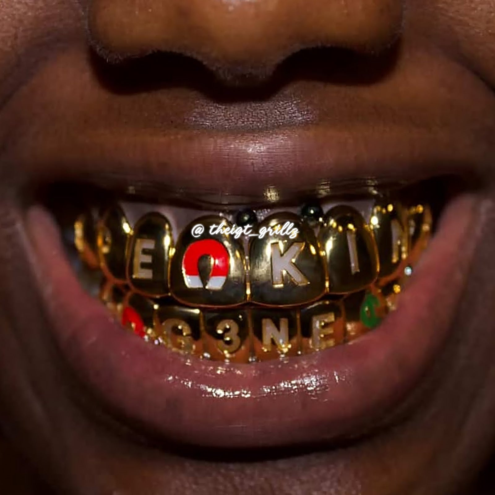 Drip Magnet Letter Grillz