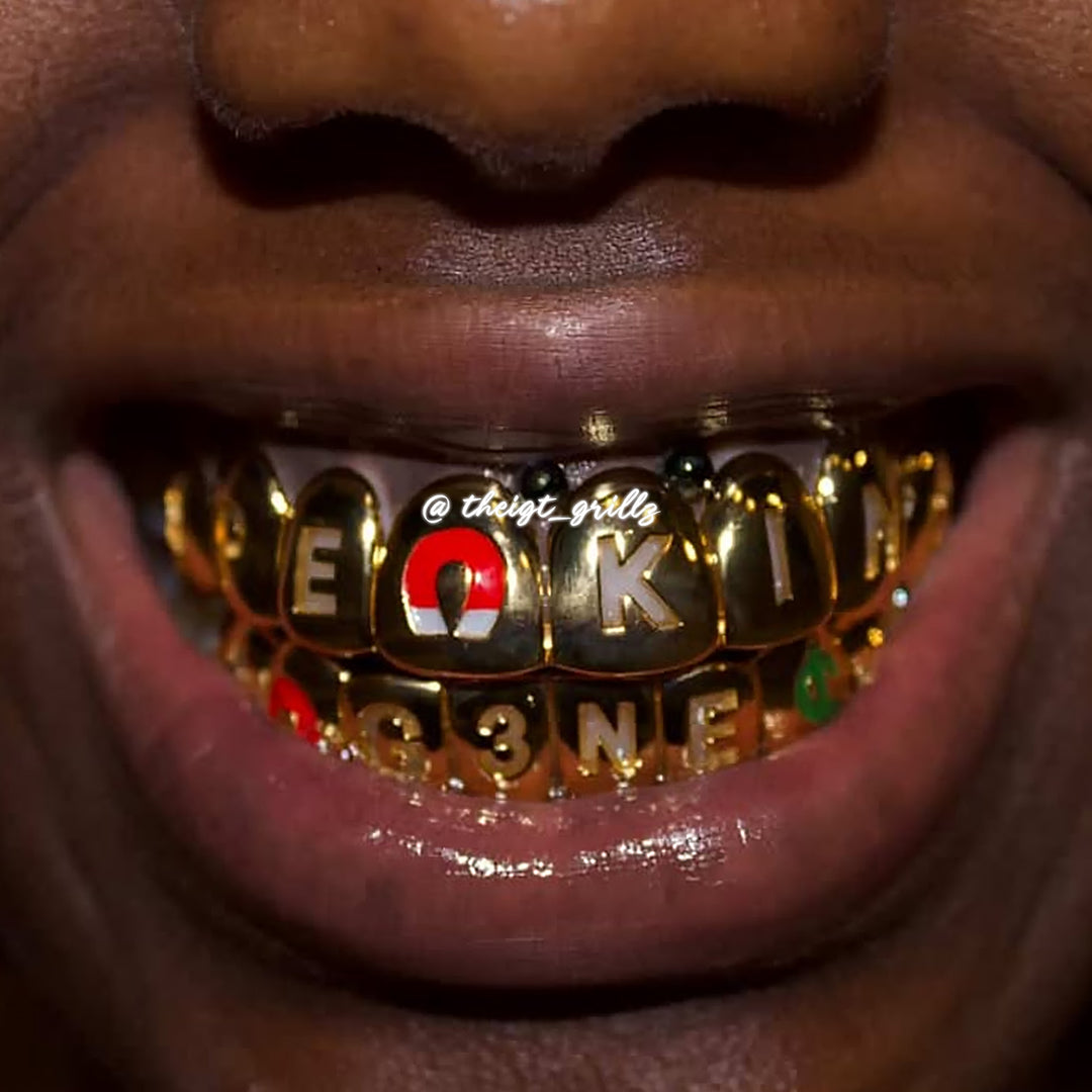 Drip Magnet Letter Grillz
