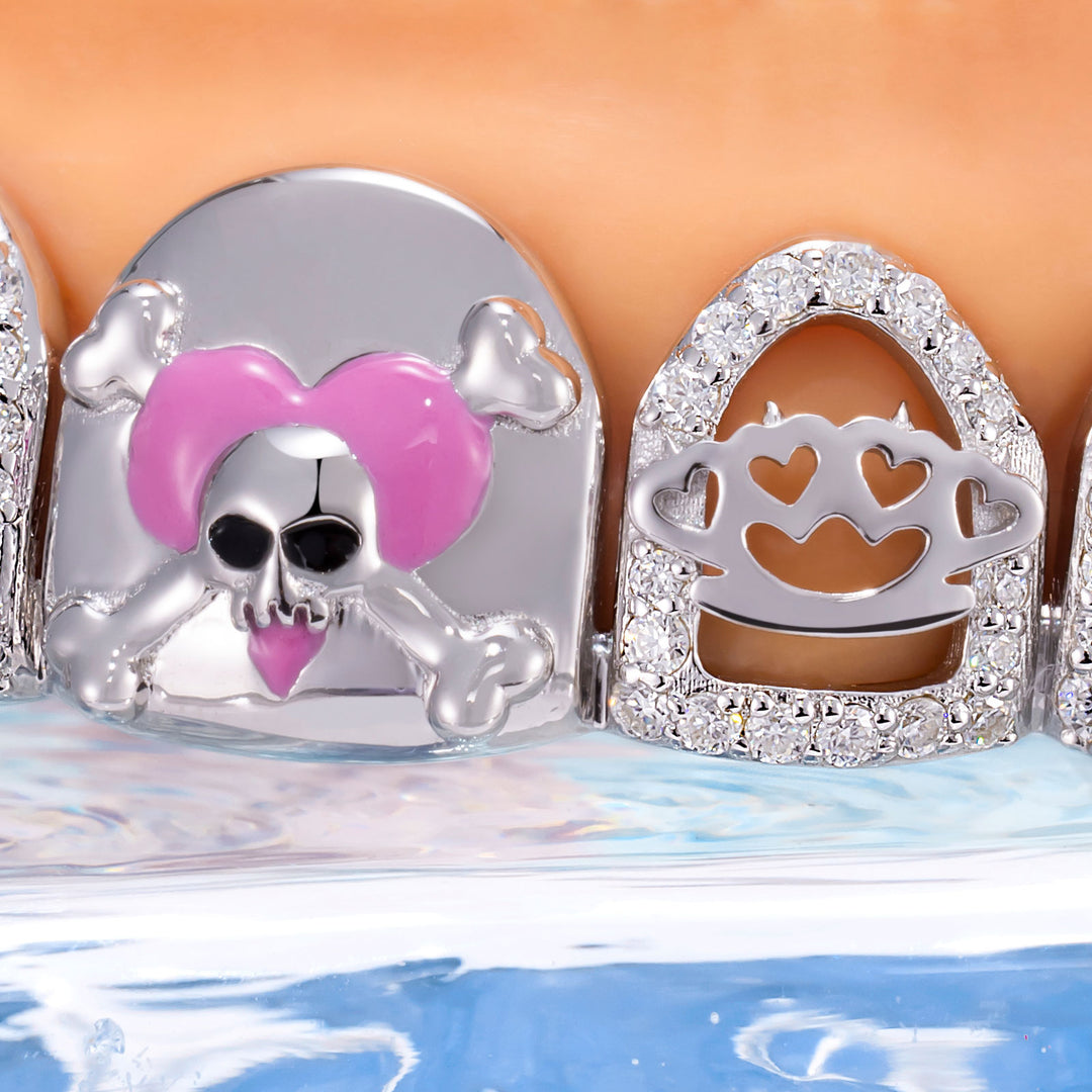 Emblem K Grillz (Skull & Scales)