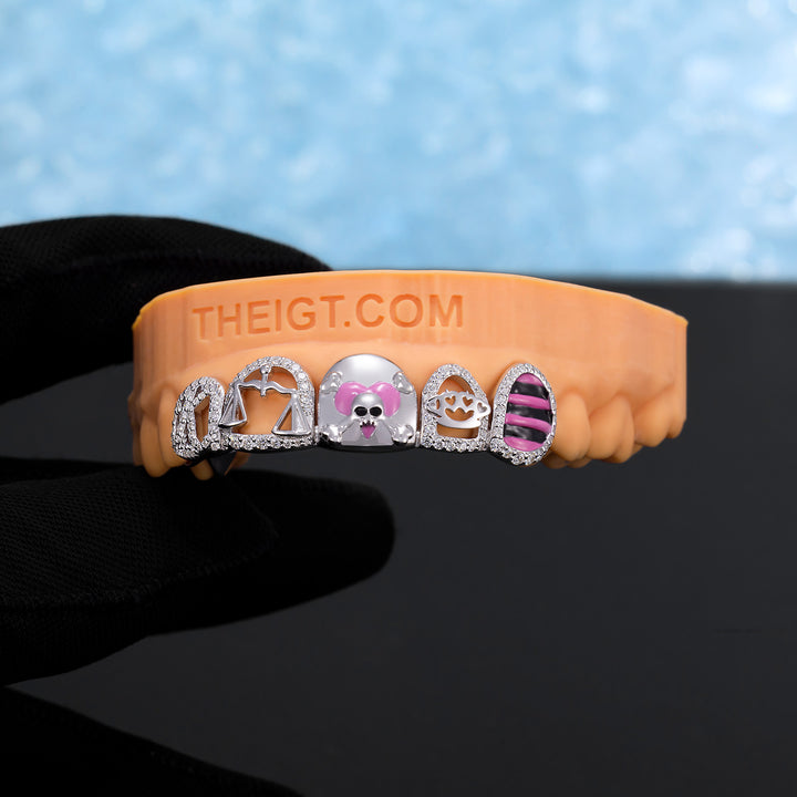 Emblem K Grillz (Skull & Scales)