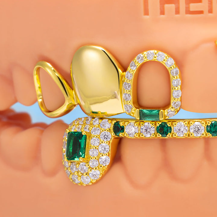 Emerald Cut Fang Grillz