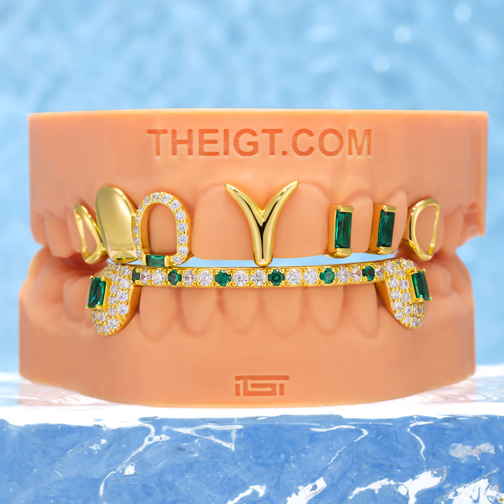Emerald Cut Fang Grillz