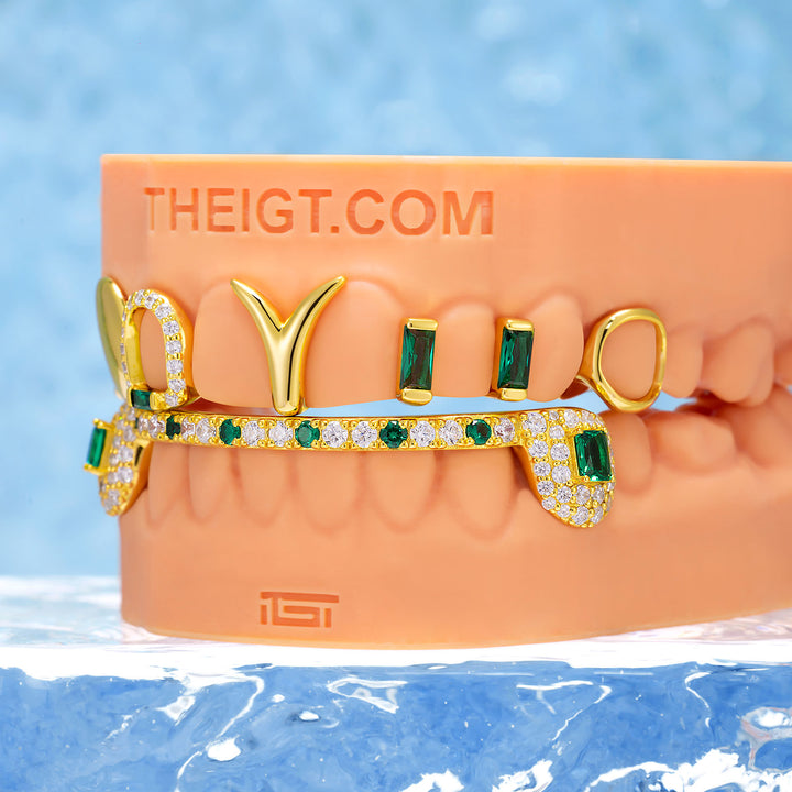 Emerald Cut Fang Grillz