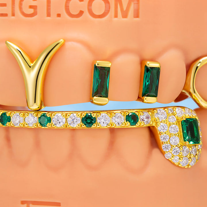 Emerald Cut Fang Grillz