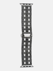 Emerald & Round Cut Moissanite Band For Apple Watch