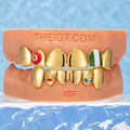 Emoji Icon Solid Gold Grillz