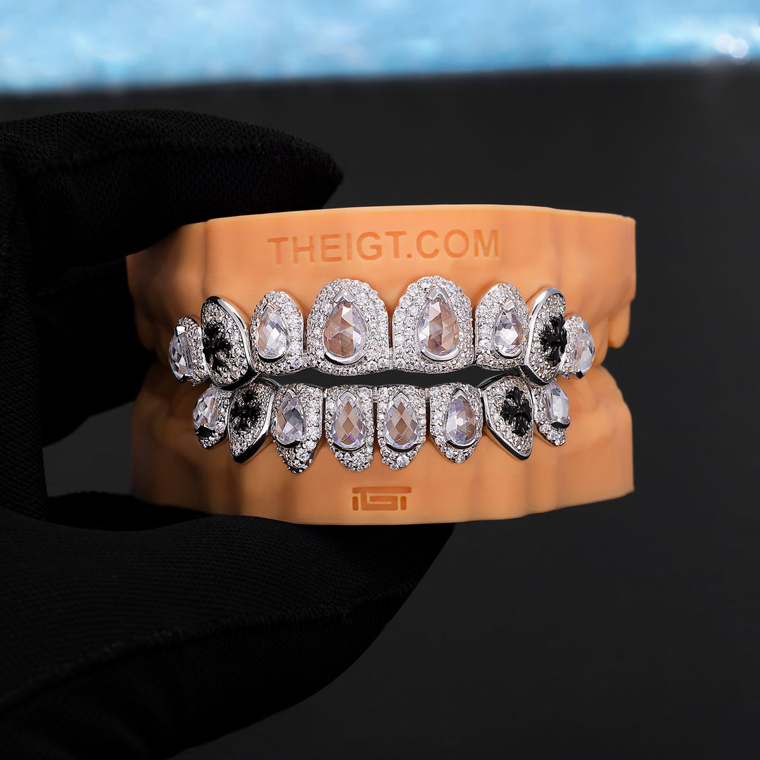 Fang Cross & Pear Cut Grillz