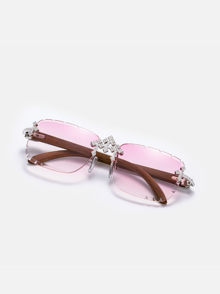 Fleuree Moissanite Sunglasses In White Gold