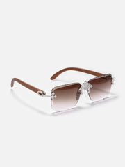 Fleuree Moissanite Sunglasses In White Gold